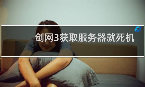 剑网3获取服务器就死机