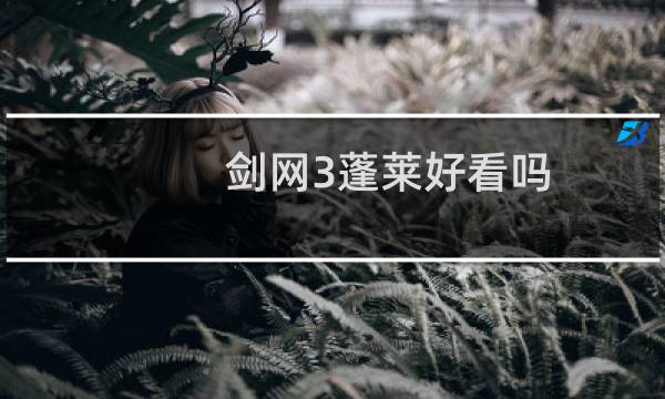 剑网3蓬莱好看吗