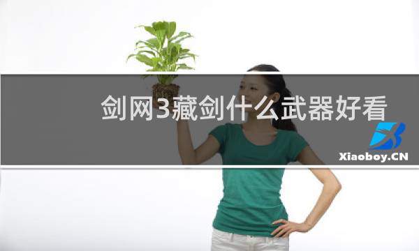 剑网3藏剑什么武器好看