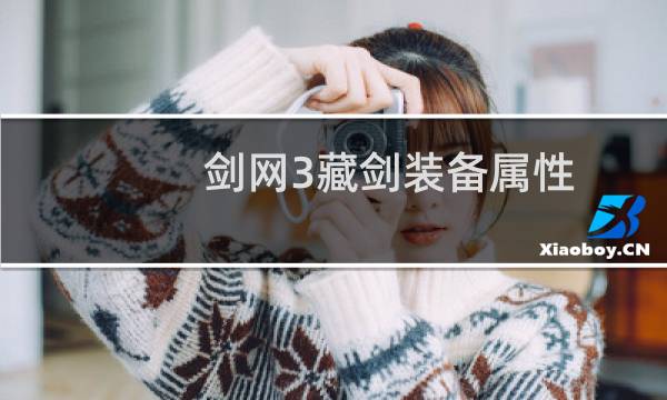剑网3藏剑装备属性