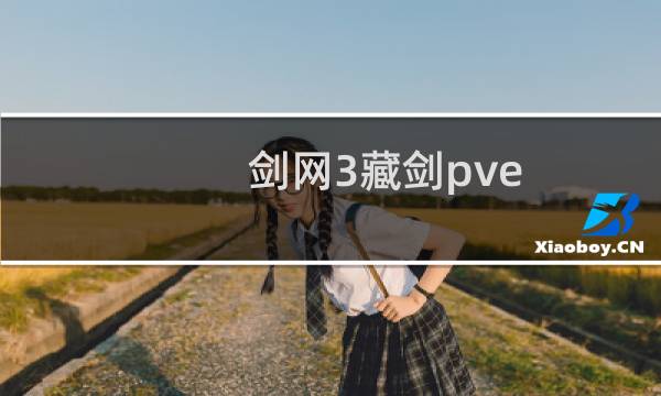 剑网3藏剑pve 还是pvp