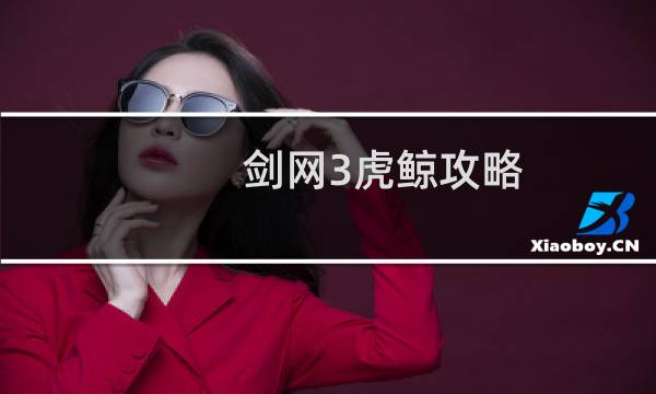 剑网3虎鲸攻略