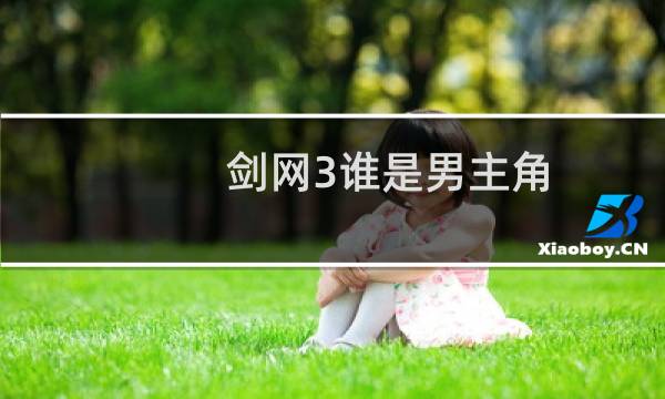剑网3谁是男主角