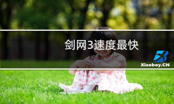 剑网3速度最快