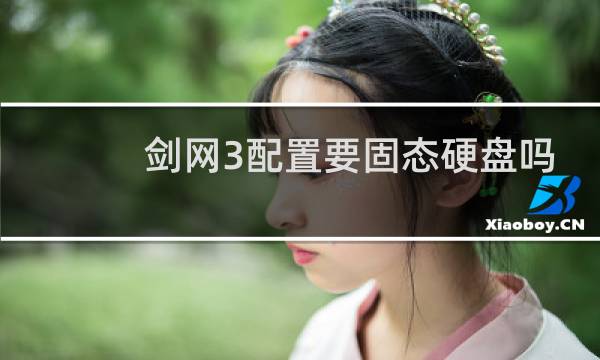 剑网3配置要固态硬盘吗