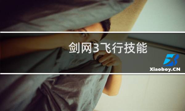 剑网3飞行技能