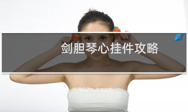 剑胆琴心挂件攻略