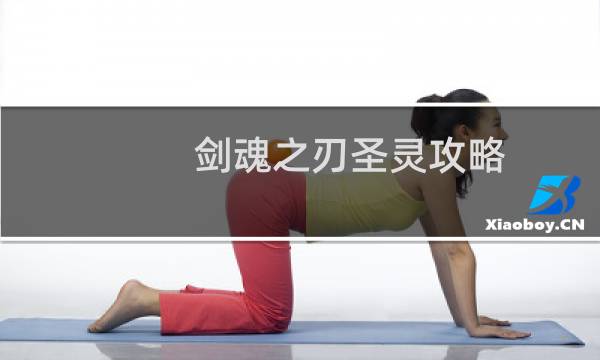 剑魂之刃圣灵攻略