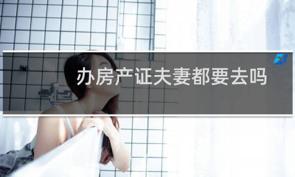 办房产证夫妻都要去吗
