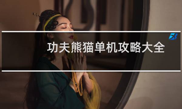 功夫熊猫单机攻略大全