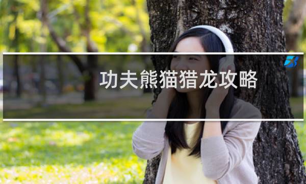 功夫熊猫猎龙攻略