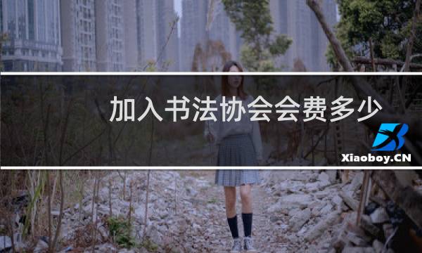 加入书法协会会费多少