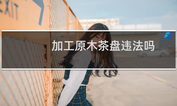 加工原木茶盘违法吗