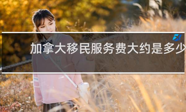 加拿大移民服务费大约是多少