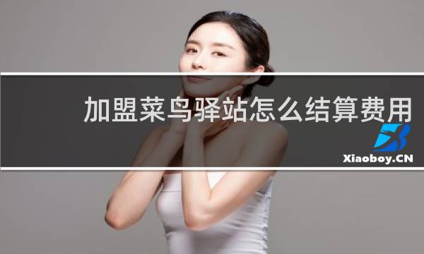 加盟菜鸟驿站怎么结算费用