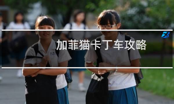 加菲猫卡丁车攻略