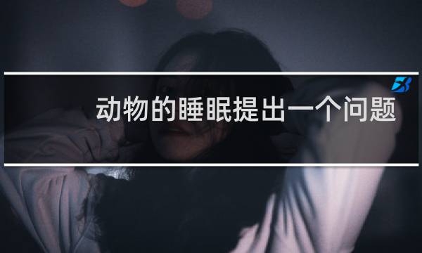 动物的睡眠提出一个问题