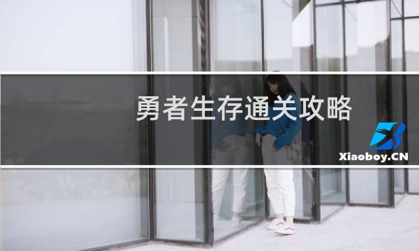 勇者生存通关攻略