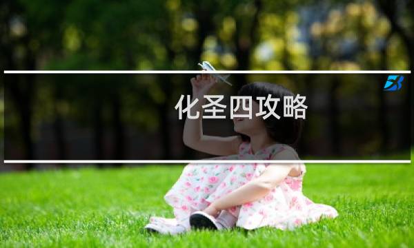 化圣四攻略