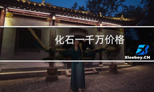化石一千万价格