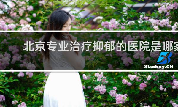 北京专业治疗抑郁的医院是哪家