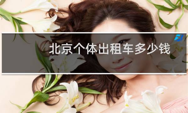 北京个体出租车多少钱
