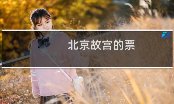 北京故宫的票