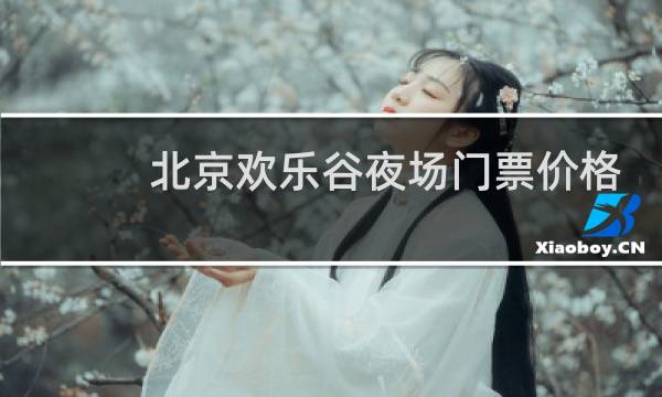 北京歡樂谷夜場門票價格