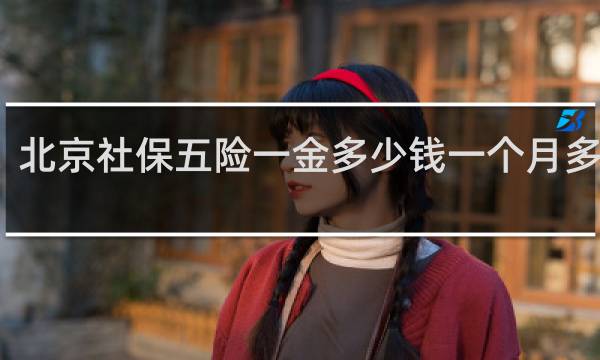 北京社保五险一金多少钱一个月多少钱