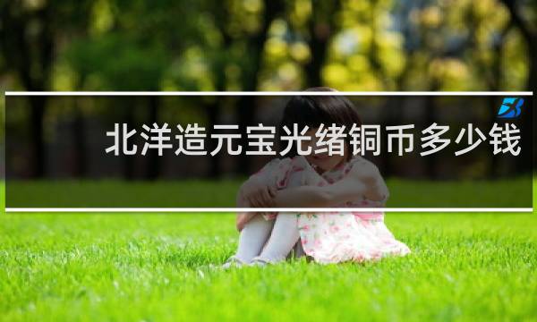 北洋造元宝光绪铜币多少钱