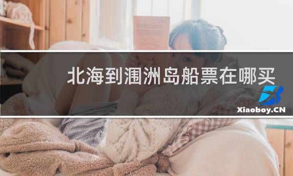 北海到涠洲岛船票在哪买