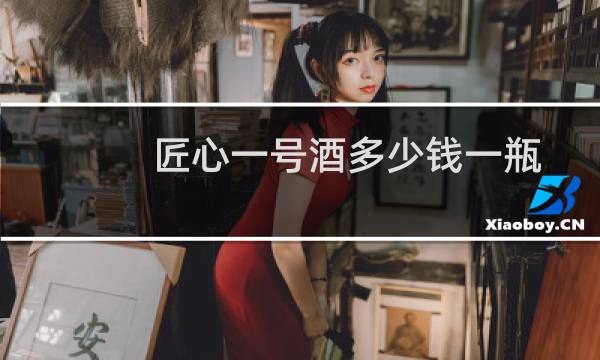 匠心一号酒多少钱一瓶