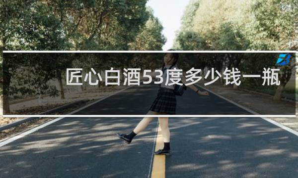 匠心白酒53度多少钱一瓶