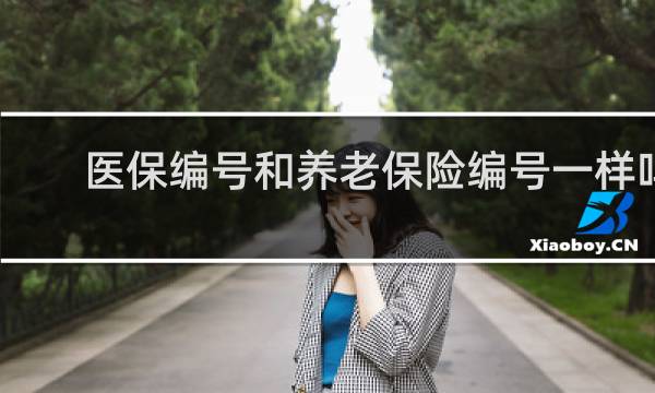 医保编号和养老保险编号一样吗