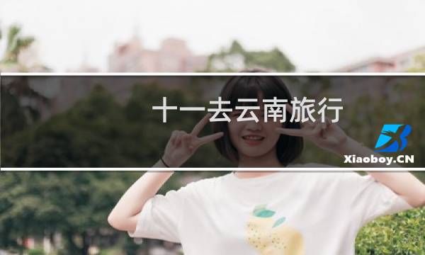 十一去云南旅行