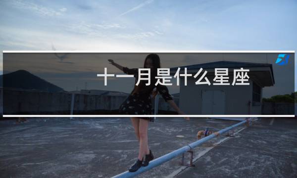 十一月是什么星座