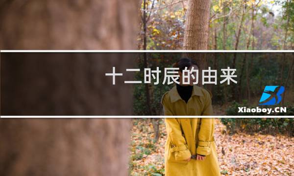 十二时辰的由来