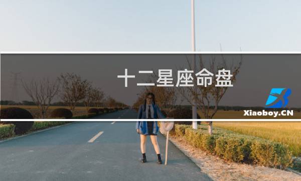十二星座命盘