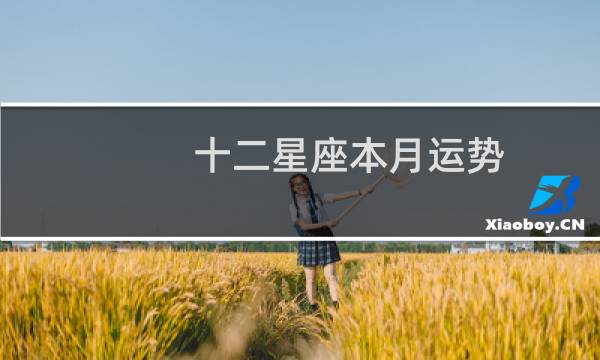 十二星座本月运势