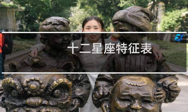 十二星座特征表