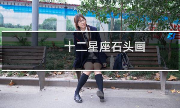 十二星座石头画