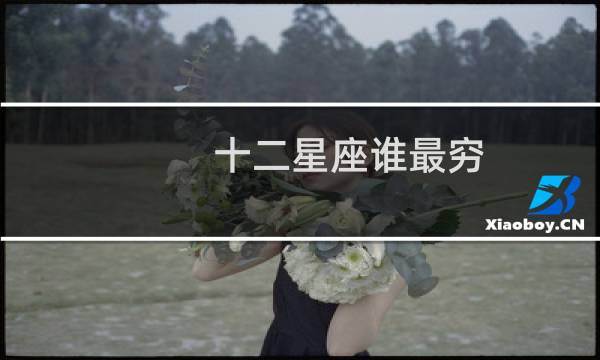 十二星座谁最穷