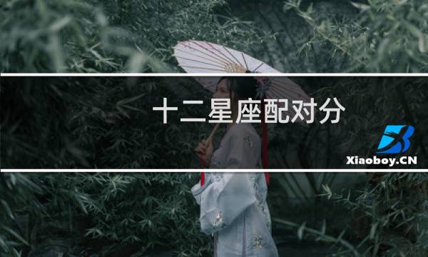 十二星座配对分