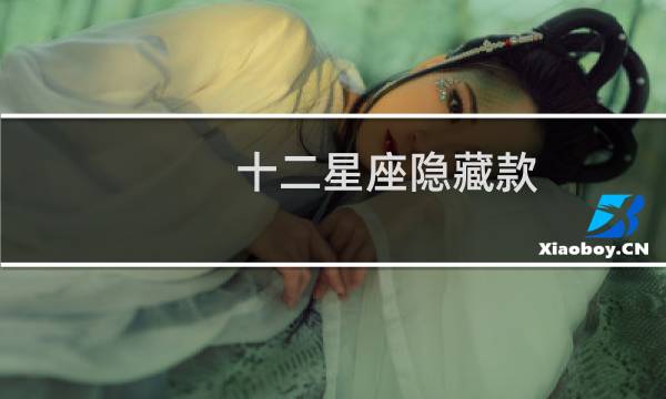 十二星座隐藏款