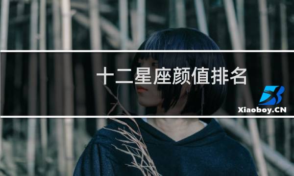 十二星座颜值排名