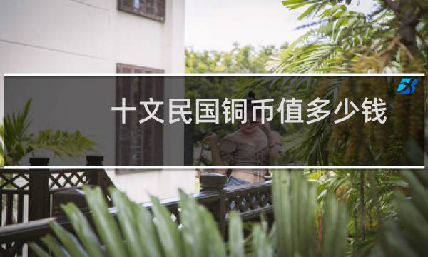 十文民国铜币值多少钱