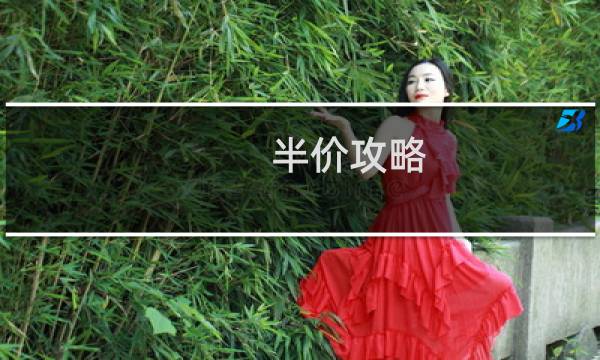 半价攻略