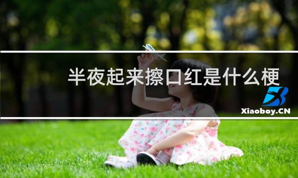 半夜起来擦口红是什么梗