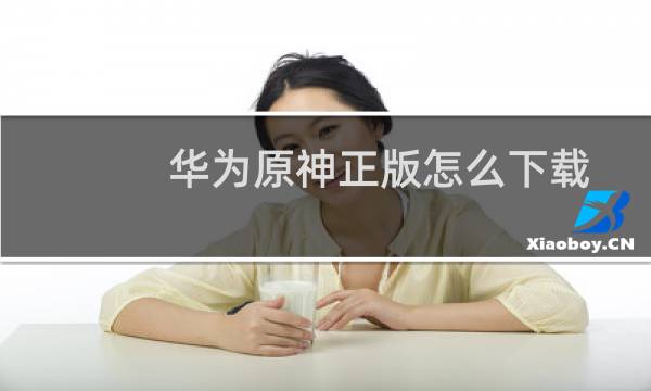 华为原神正版怎么下载