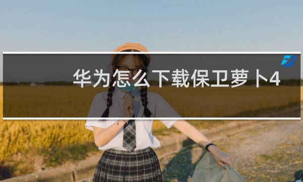 华为怎么下载保卫萝卜4
